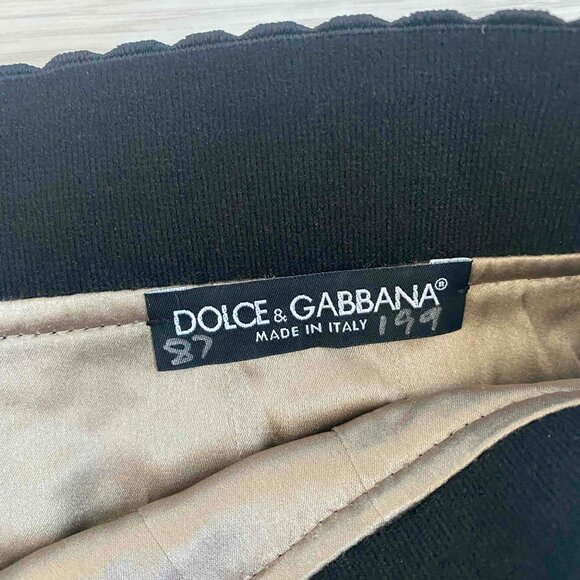 Dolce & Gabbana Floral Mini Skirt Size EU42 Career Date Night Party Vamp Grunge - Picture 5 of 11